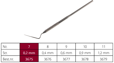 Hu-Friedy rodstopper nr. 7