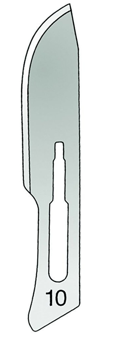 GIMA skalpelblade sterile nr. 10, 100 stk.