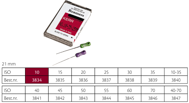 Kerr udvidere 21 mm nr. 10, 6 stk.