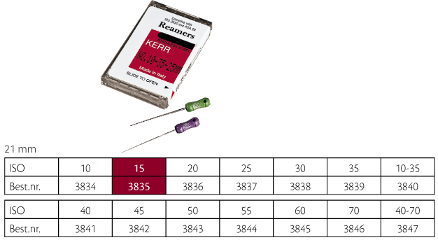 Kerr udvidere 21 mm nr. 15, 6 stk.