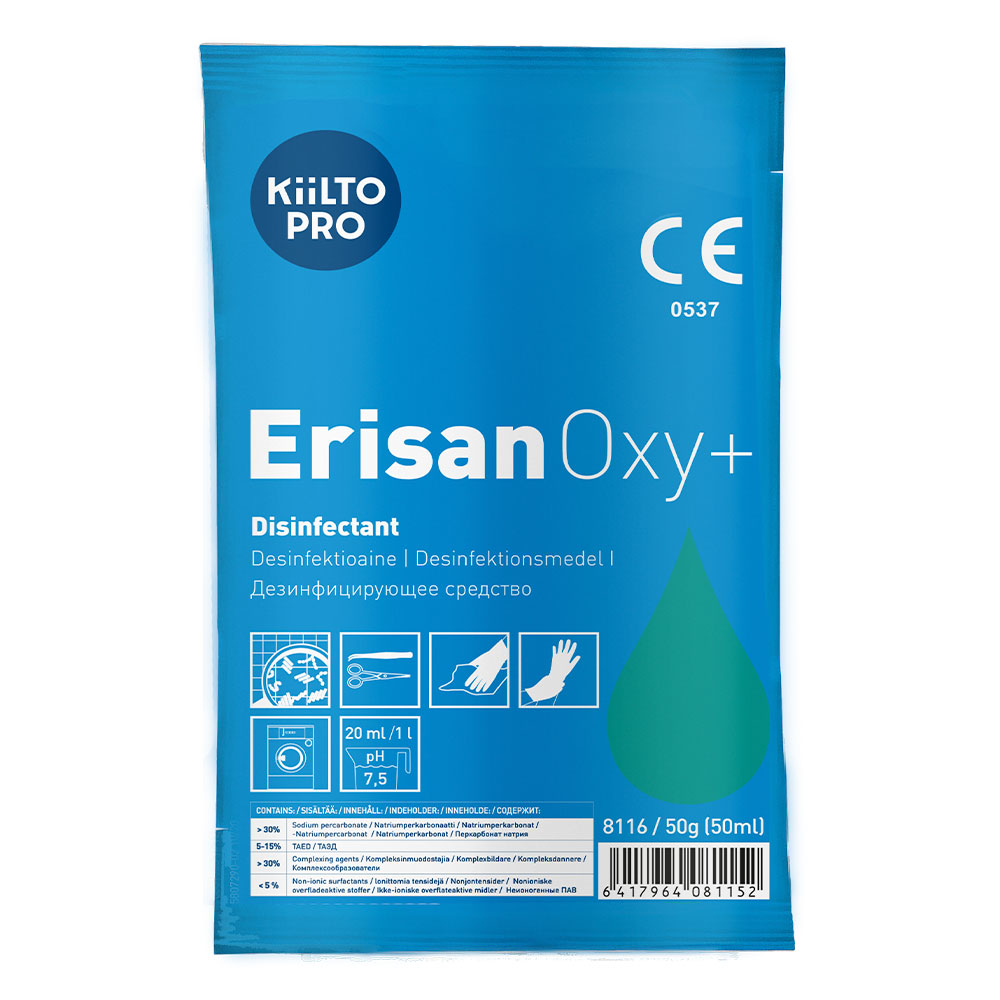 Kiilto Pro Erisan Oxy+, 50 breve á 50 g 