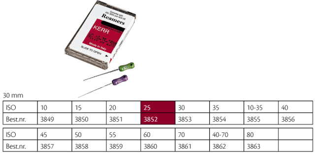 Kerr udvidere 30 mm nr. 25, 6 stk.
