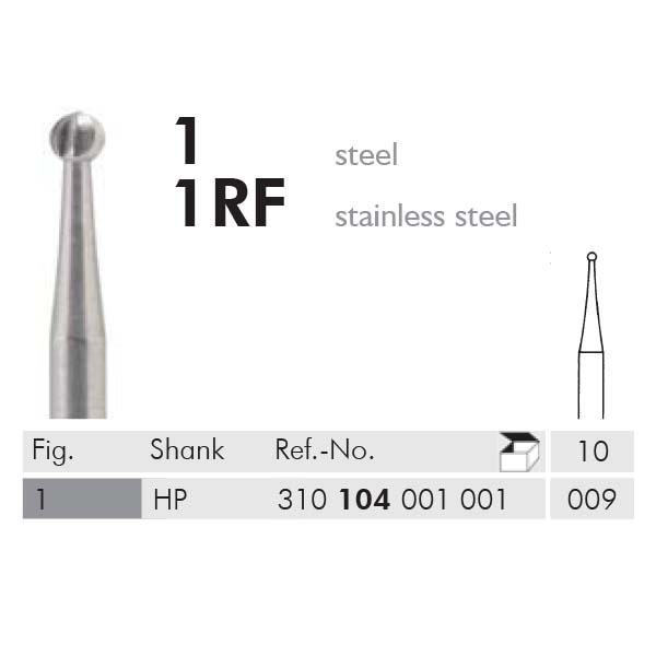 Meisinger stålbor rosen 009 HP, 10 stk.