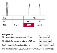 Meisinger HM bor cylinder FG 21/009, 5 stk.