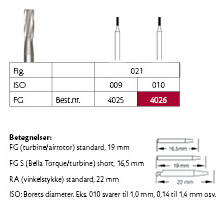 Meisinger HM bor cylinder FG 21/010, 5 stk.