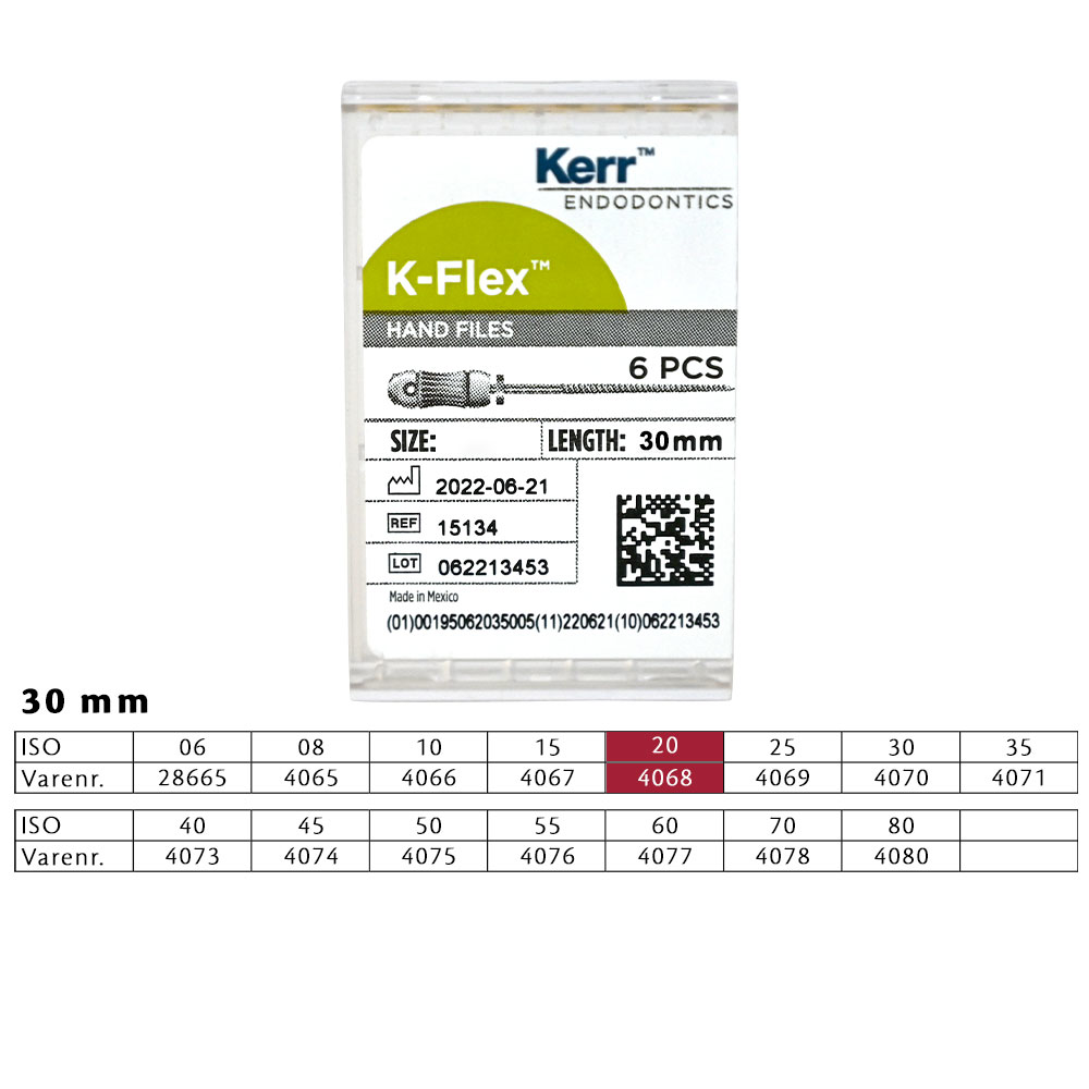 K-Flex file 30 mm nr. 20, 6 stk.