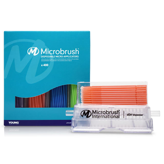 Microbrush Plus Regular 4 x 100 stk ass. m/disp.