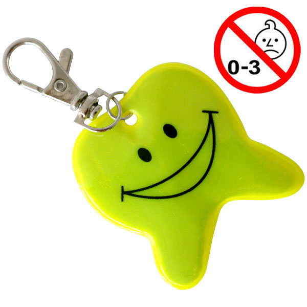 Udgået - Legetøj, gul refleks tand, 24 stk.