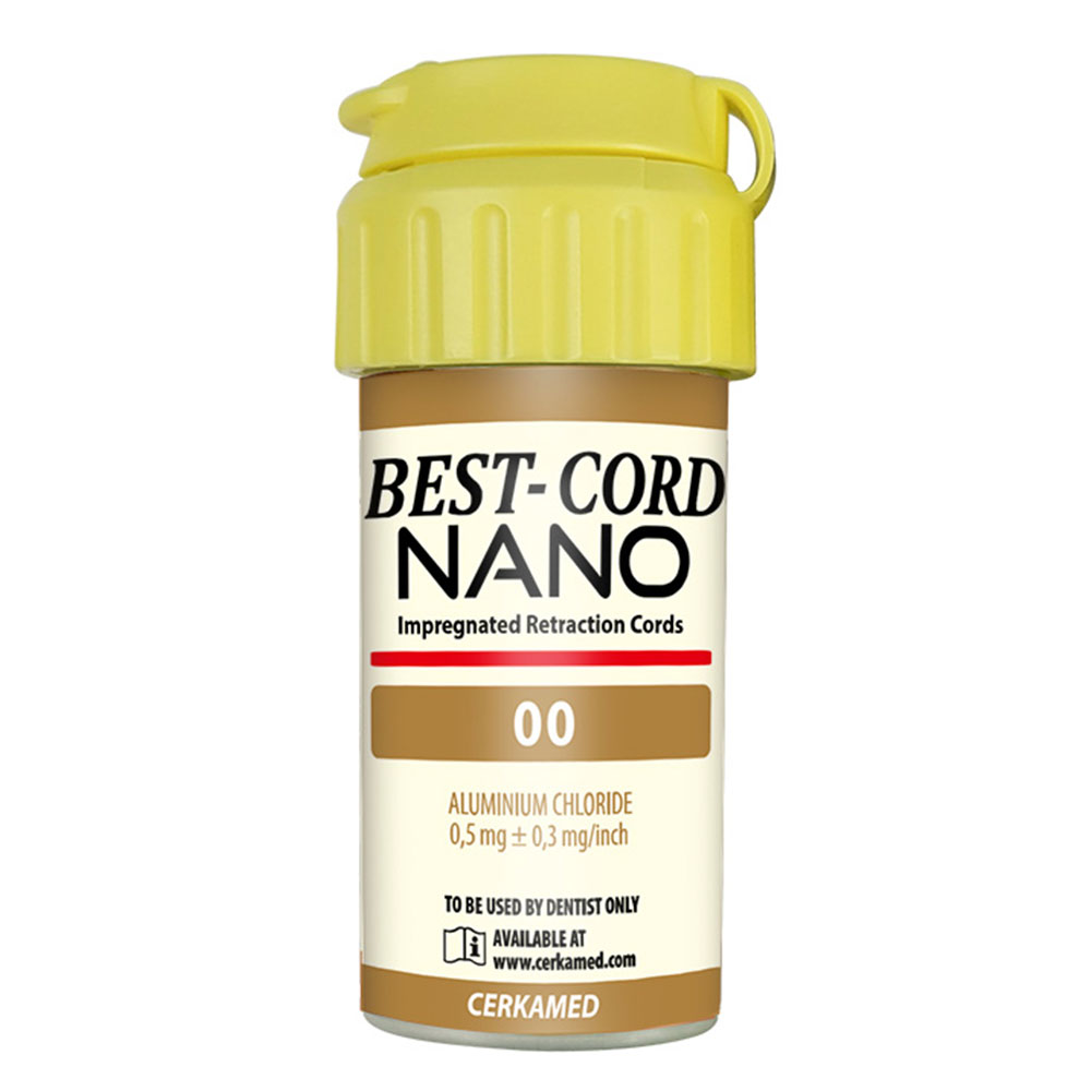 Best-Cord Nano pochetråd, str.00, brun, 254 cm