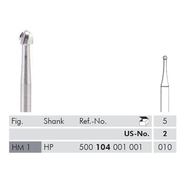 Meisinger HM rosenbor HP 1/010, 5 stk.