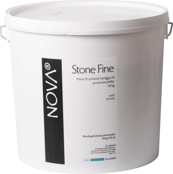 Nova Stone Fine gips hvid, 18 kg