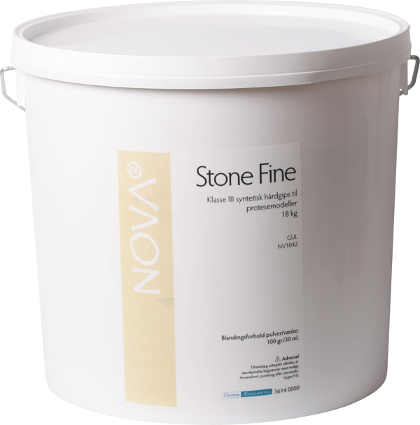 Nova Stone Fine gips gul, 18 kg