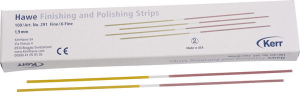 Hawe pudsestrips nr. 291 fine/xfine, 100 stk.