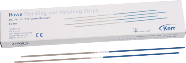 Hawe pudsestrips nr. 290 coarse/medium, 100 stk.