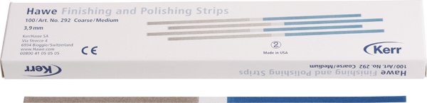 Hawe pudsestrips nr. 292 coarse/medium, 100 stk.