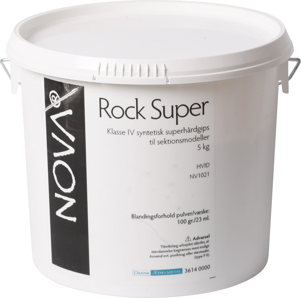 Nova Rock Super gips hvid, 5 kg