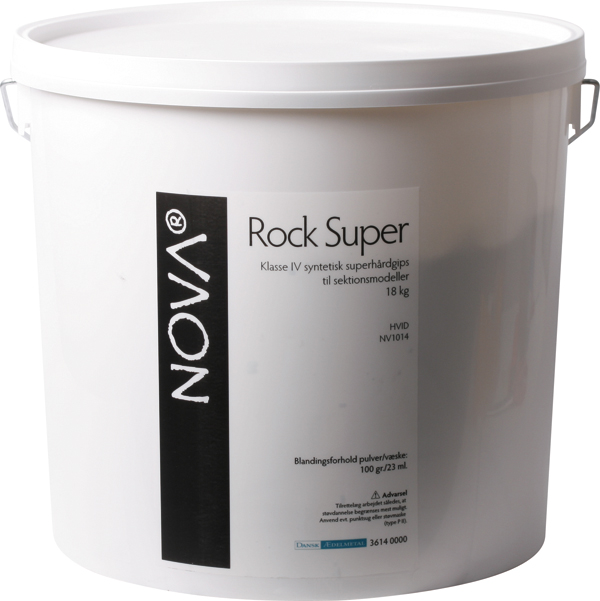 Nova Rock Super gips hvid, 18 kg