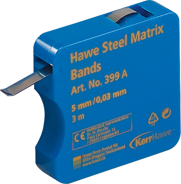 Hawe matricebånd i rulle 0,03 x 5 mm, 3 m