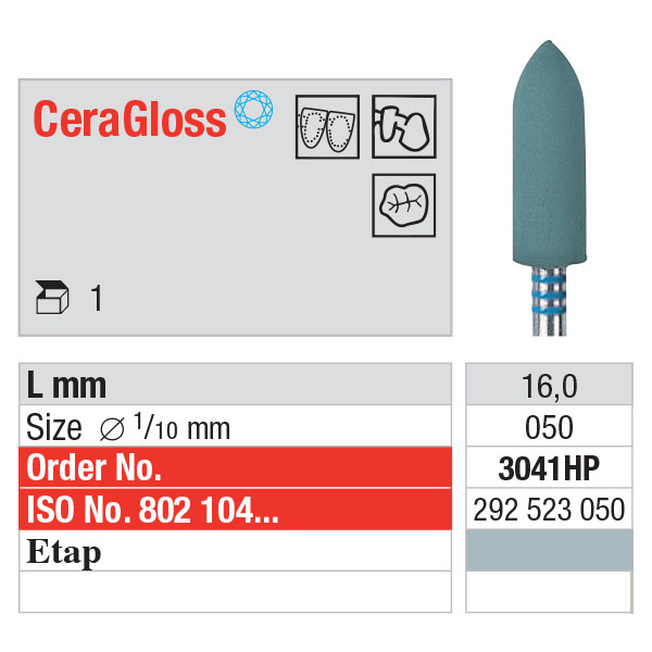Edenta CeraGloss polerer 3041 HP, stk.