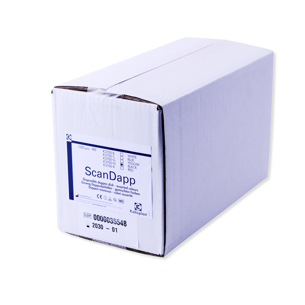 ScanDapp dappenbægre, sorte, 1000 stk.