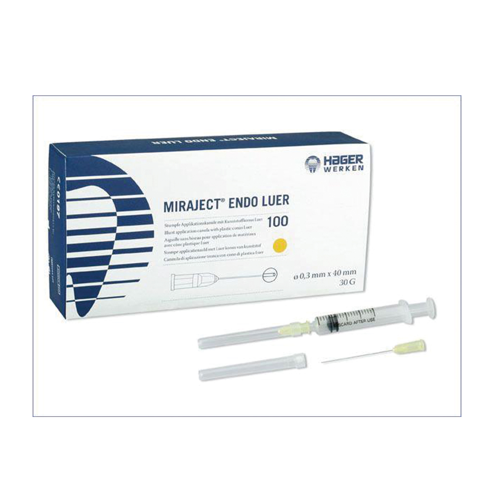 Miraject Endo Luer kanyler 0,3 x 40 mm, 100 stk