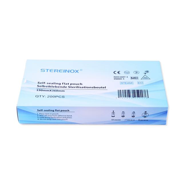Sogeva autoklaveposer m/klæb19 x 36 cm, 200 stk