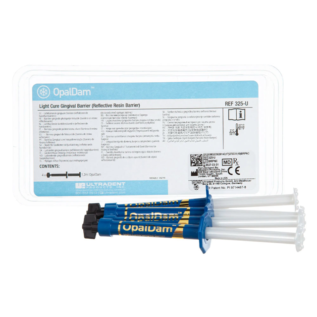 OpalDam flydende kofferdam, hvid, 4 x 1,2 ml