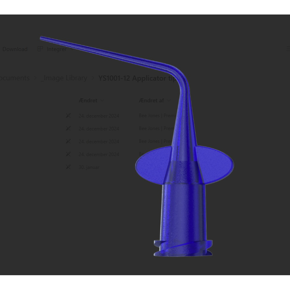 Premium Plus plastspidser, fleksible, G25, mørkeblå, 50 stk.