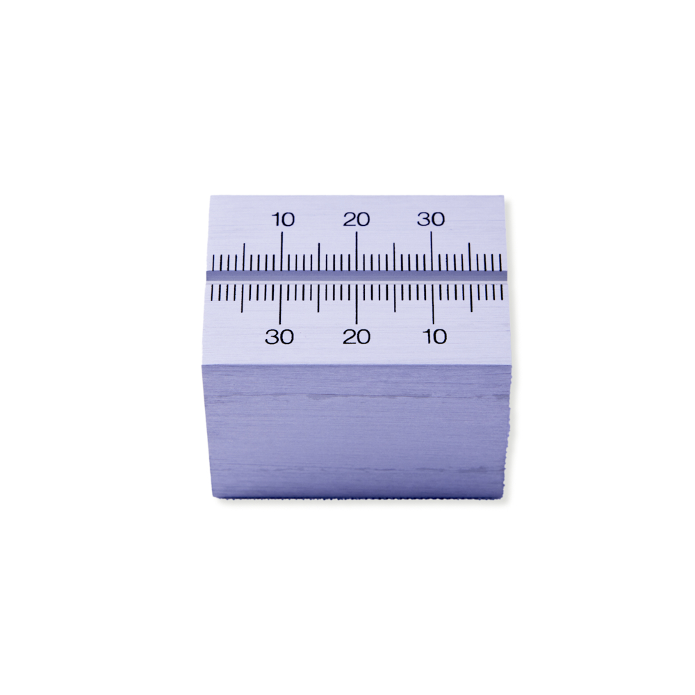 MHJ rodmålsblok med fure, 4 x 3 x 3 cm