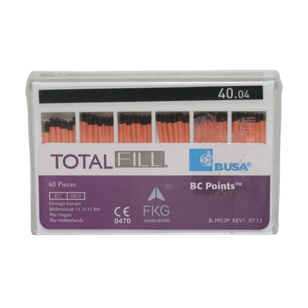 TotalFill BC Points guttapercha 40 .04, 60 stk.