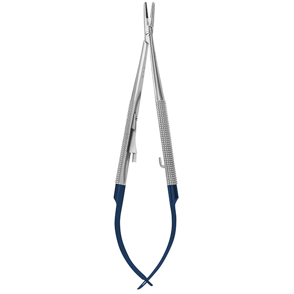 Nåleholder, Barraquer, RH-belagt, 14 cm, stk.