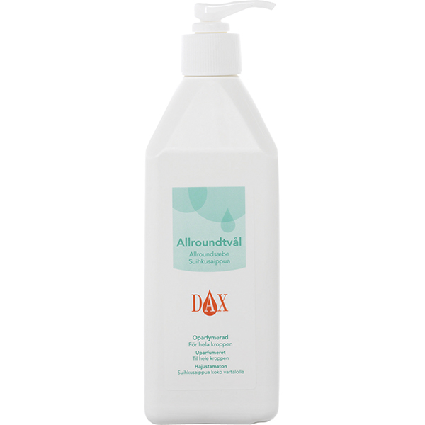 Dax Allround flydende sæbe, uparfumeret, 600 ml