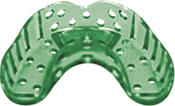 Polytrays aftryksskeer grøn nr. 0 t/OK, 25 stk.