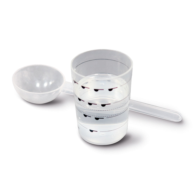 Alginoplast måleske og -bæger, sæt