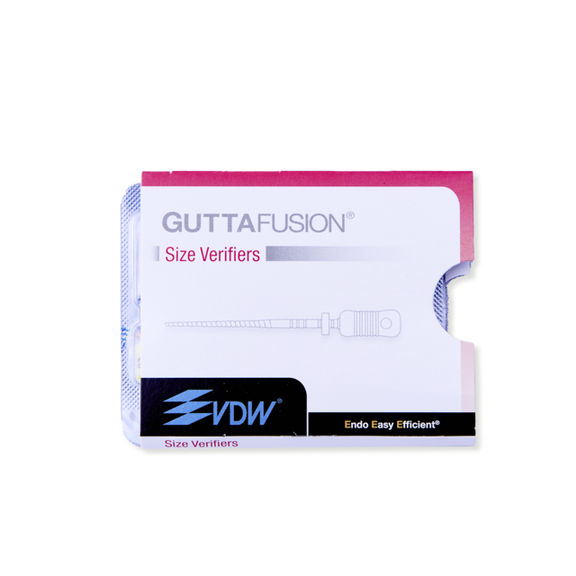 VDW Guttafusion Size Verifiers str. 50, gul, 6 stk