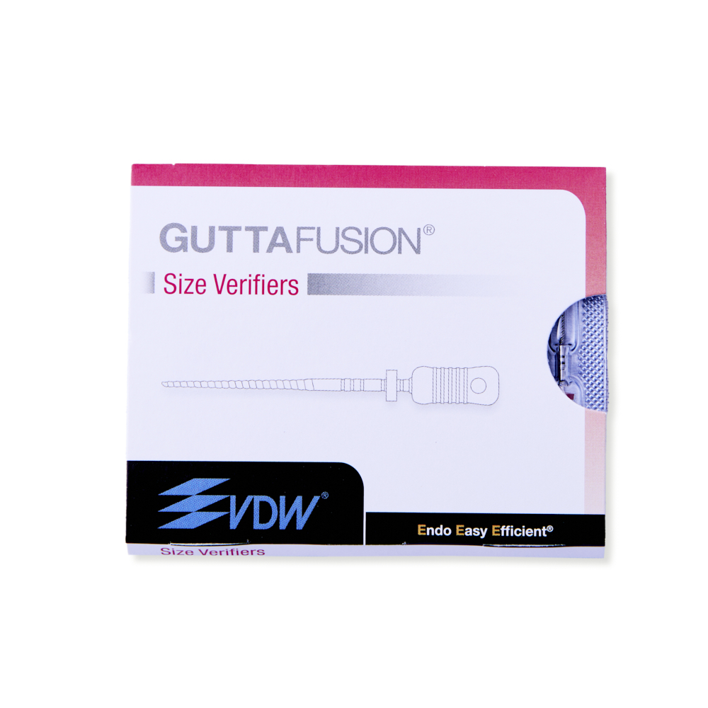 VDW Guttafusion Size Verifiers str. 25, rød, 6 stk