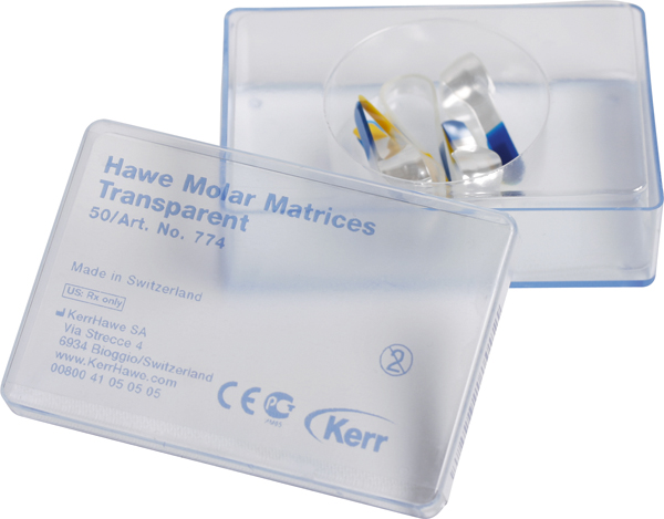Hawe Posterior Matrix molar nr. 774, 50 stk.