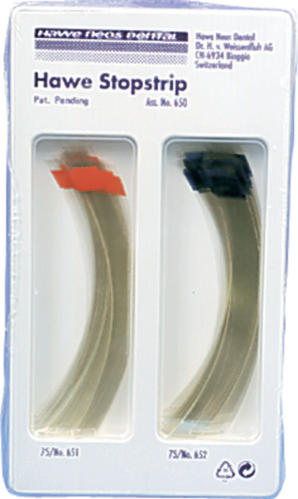 Hawe Stopstrip nr. 650, buede, sortiment