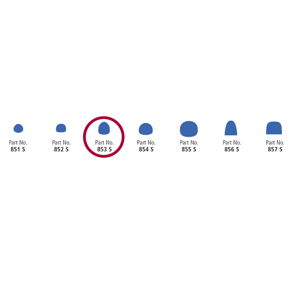 Cervikalfolie plast nr. 853S, 150 stk.