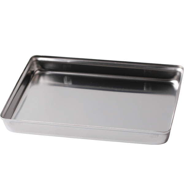 Låg til rustfri stålkassette ½ str. uperforeret  