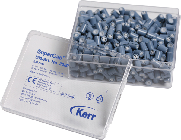 SuperCap spoler 5,6 mm blå, 500 stk.