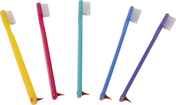 Gum tandbørster 409, regular, blød, 96 stk.