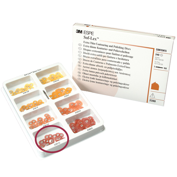 Sof-Lex XT Pop-On 2381C rød, 85 stk.