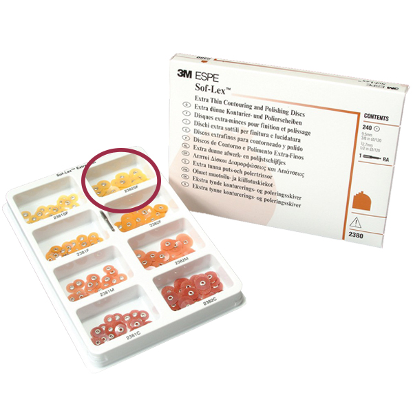 Sof-Lex XT Pop-On 2382SF gul, 85 stk.