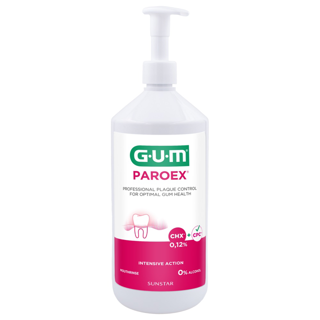 GUM Paroex mundskyl med 0,12% CHX, 1 l