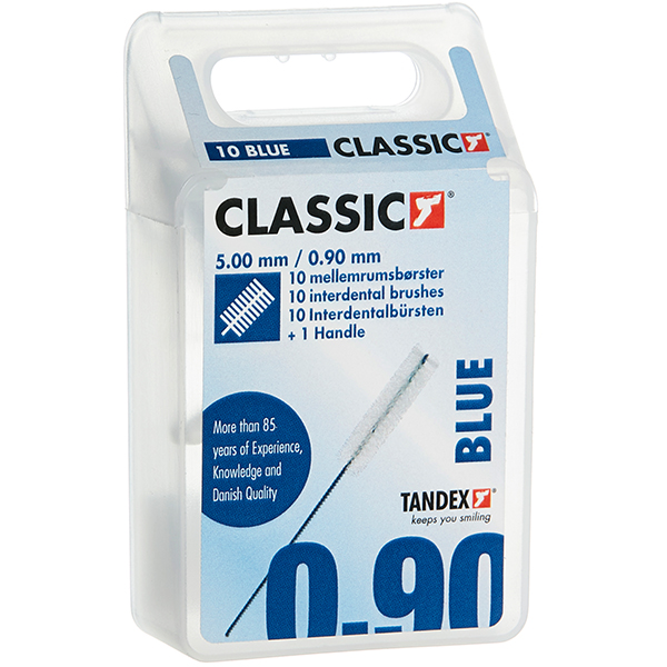 Tandex Classic interdentalbørster fine blå, 10 stk.