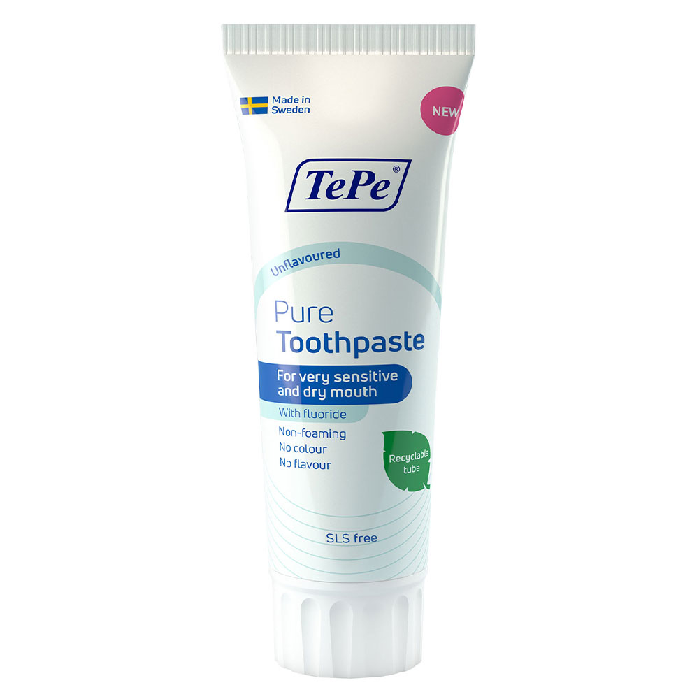 TePe Pure tandpasta uden smag, 75 ml