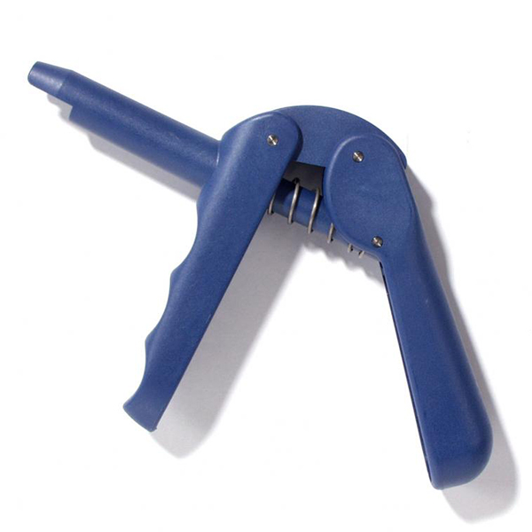 De Trey komposit pistol, blå, stk.