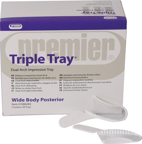 Triple Trays Wide Body Posterior, 48 stk.