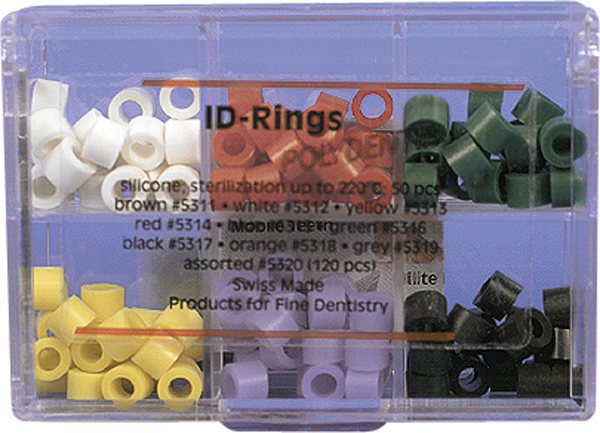 Farvemarkeringsringe assorterede, 120 stk.